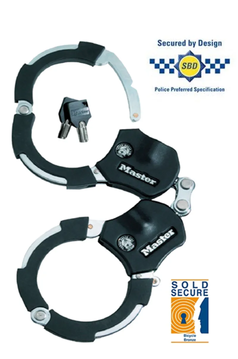 Master Lock Sold Secure Bronze Street Cuff 7.6mm Short Hardened Steel 